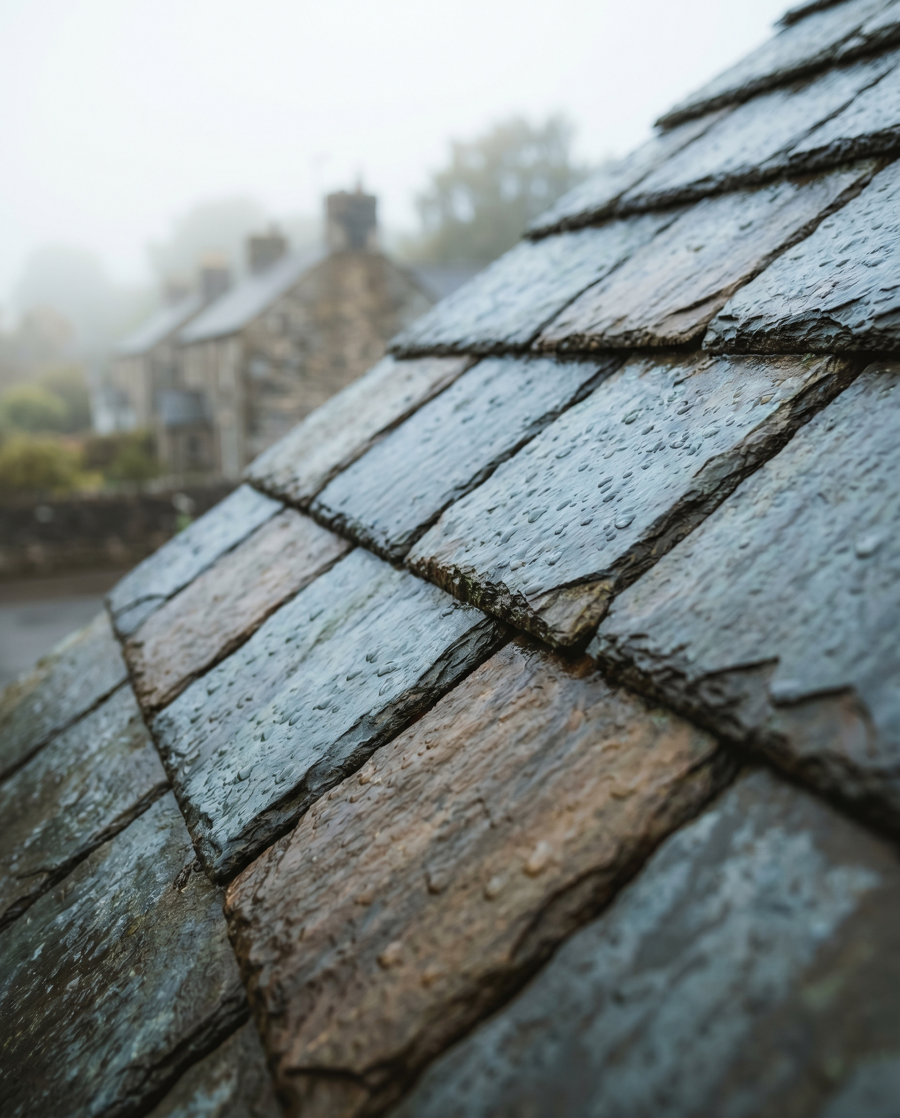 Slate roof detail