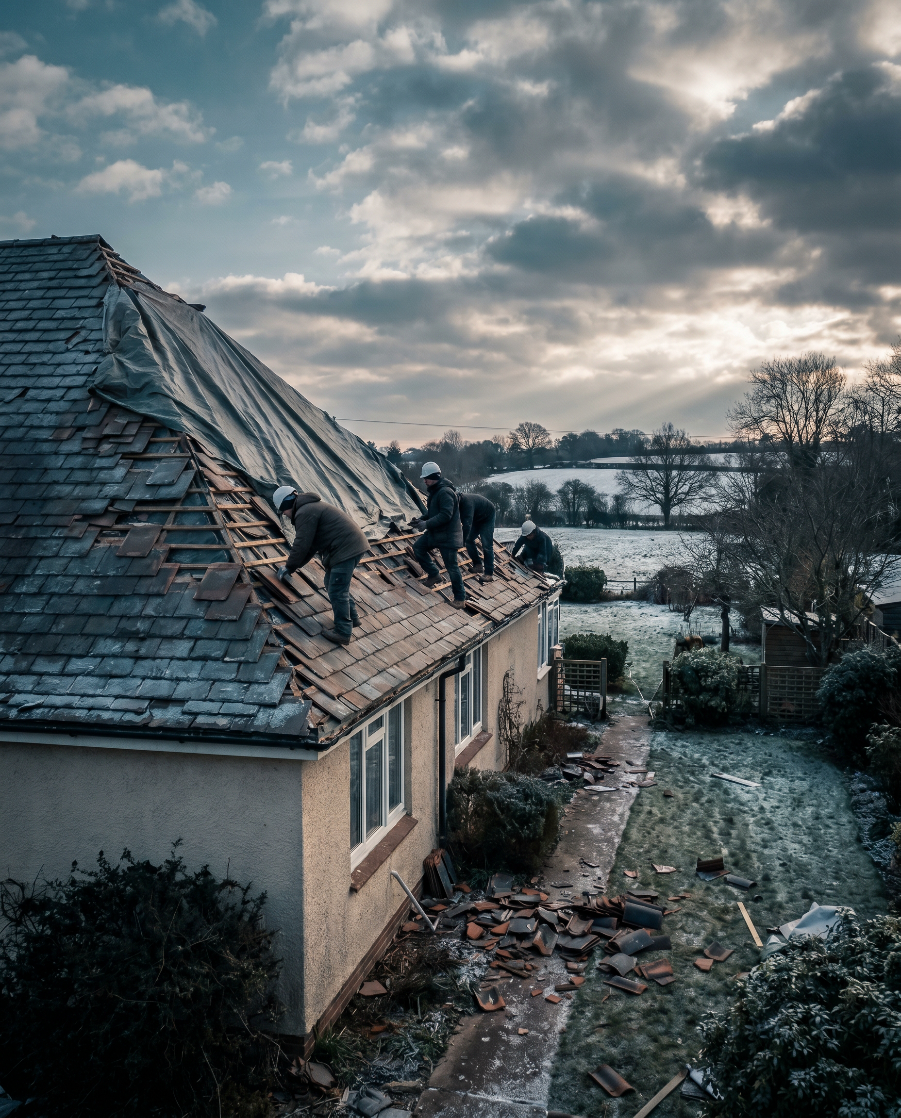 Storm damage repair